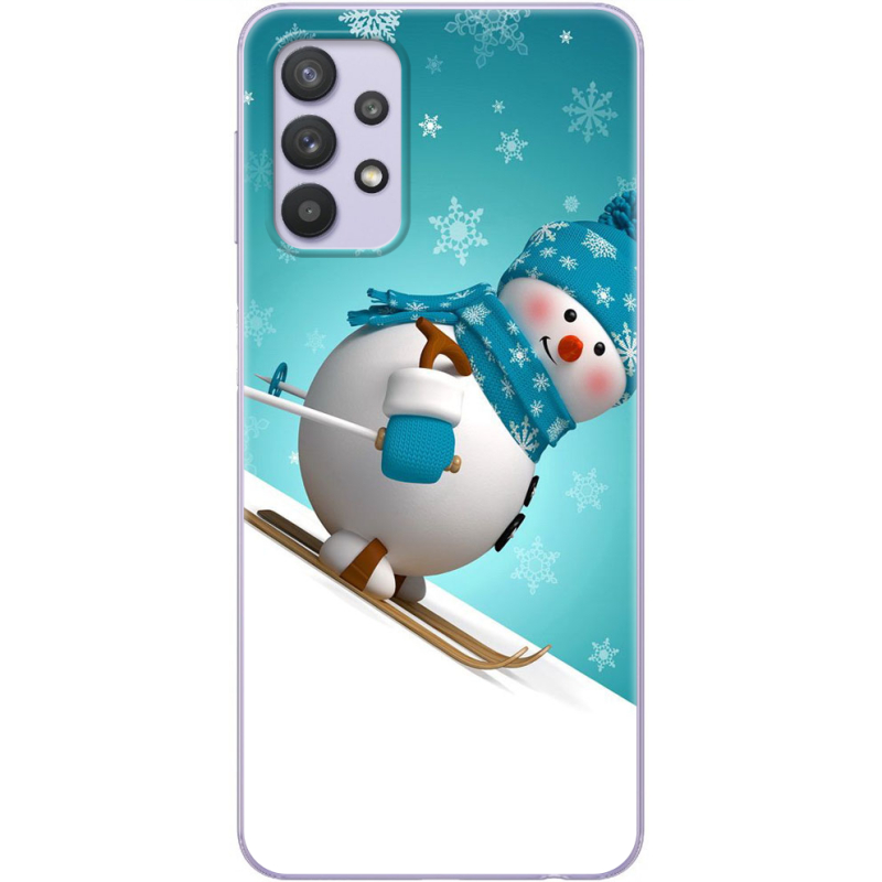 Чехол BoxFace Samsung A325 Galaxy A32 Skier Snowman