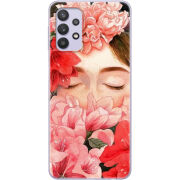 Чехол BoxFace Samsung A325 Galaxy A32 Girl in Flowers