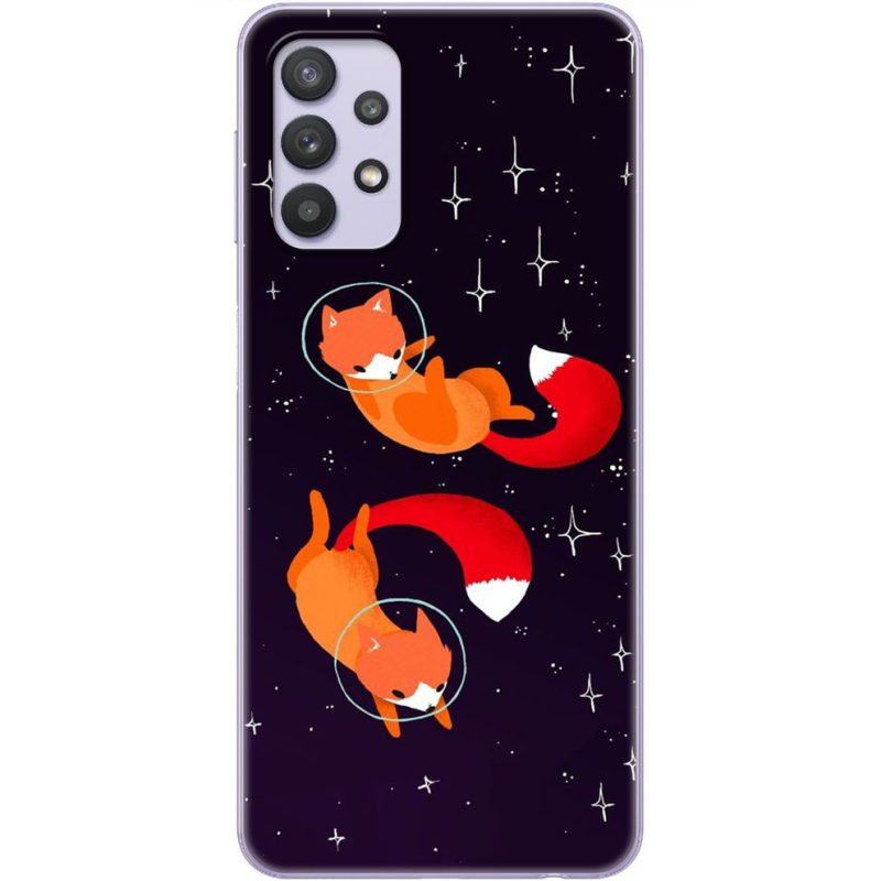 Чехол BoxFace Samsung A325 Galaxy A32 Fox-Astronauts