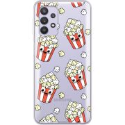 Прозрачный чехол BoxFace Samsung A325 Galaxy A32 с 3D-глазками Popcorn