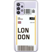 Прозрачный чехол BoxFace Samsung A325 Galaxy A32 Ticket London