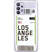 Прозрачный чехол BoxFace Samsung A325 Galaxy A32 Ticket Los Angeles