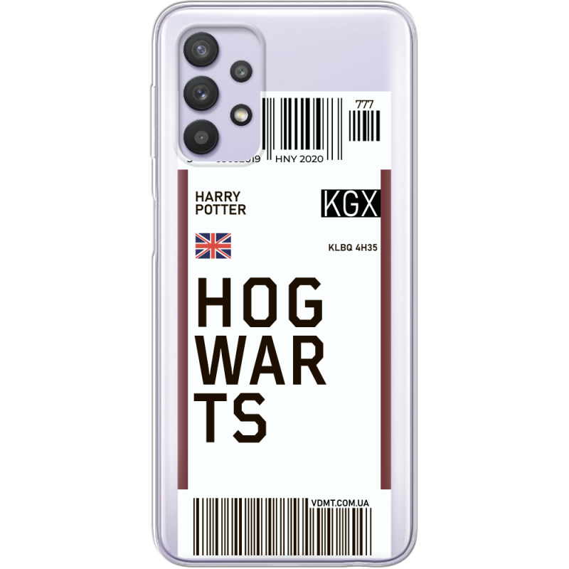 Прозрачный чехол BoxFace Samsung A325 Galaxy A32 Ticket Hogwarts