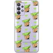 Прозрачный чехол BoxFace Samsung A325 Galaxy A32 Pattern Baby Yoda