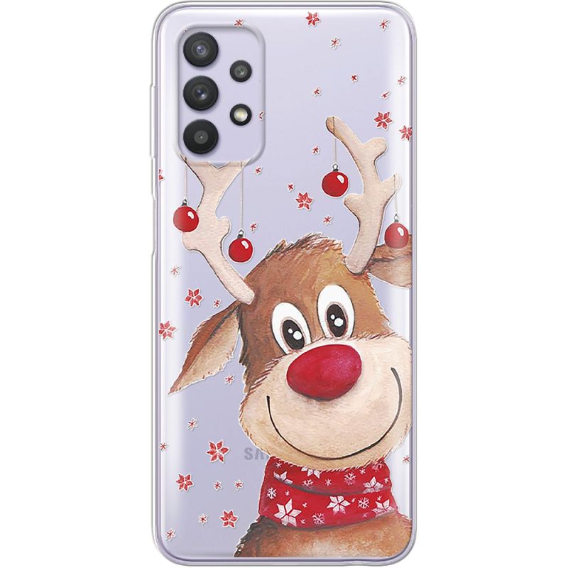 Прозрачный чехол BoxFace Samsung A325 Galaxy A32 Winter Deer