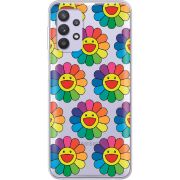 Прозрачный чехол BoxFace Samsung A325 Galaxy A32 Hippie Flowers