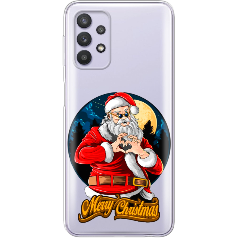 Прозрачный чехол BoxFace Samsung A325 Galaxy A32 Cool Santa