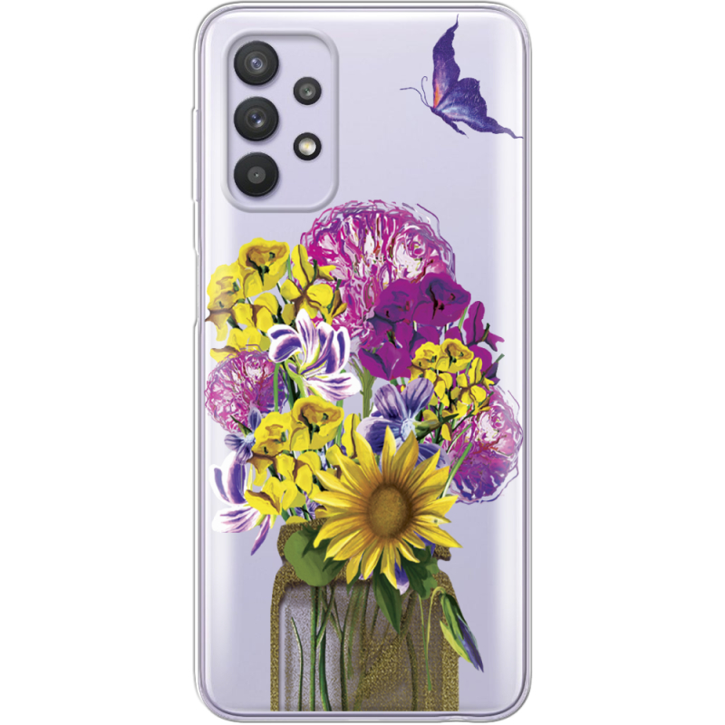 Прозрачный чехол BoxFace Samsung A325 Galaxy A32 My Bouquet