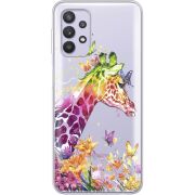 Прозрачный чехол BoxFace Samsung A325 Galaxy A32 Colorful Giraffe