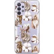 Прозрачный чехол BoxFace Samsung A325 Galaxy A32 Cotton and Rabbits
