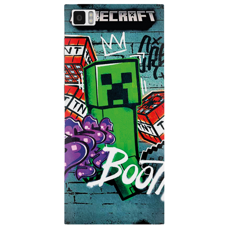 Чехол Uprint Xiaomi Mi 3 Minecraft Graffiti