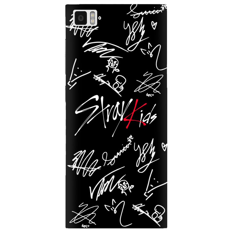 Чехол Uprint Xiaomi Mi 3 Stray Kids автограф