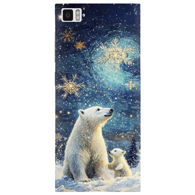 Чехол Uprint Xiaomi Mi 3 Північні ведмеді