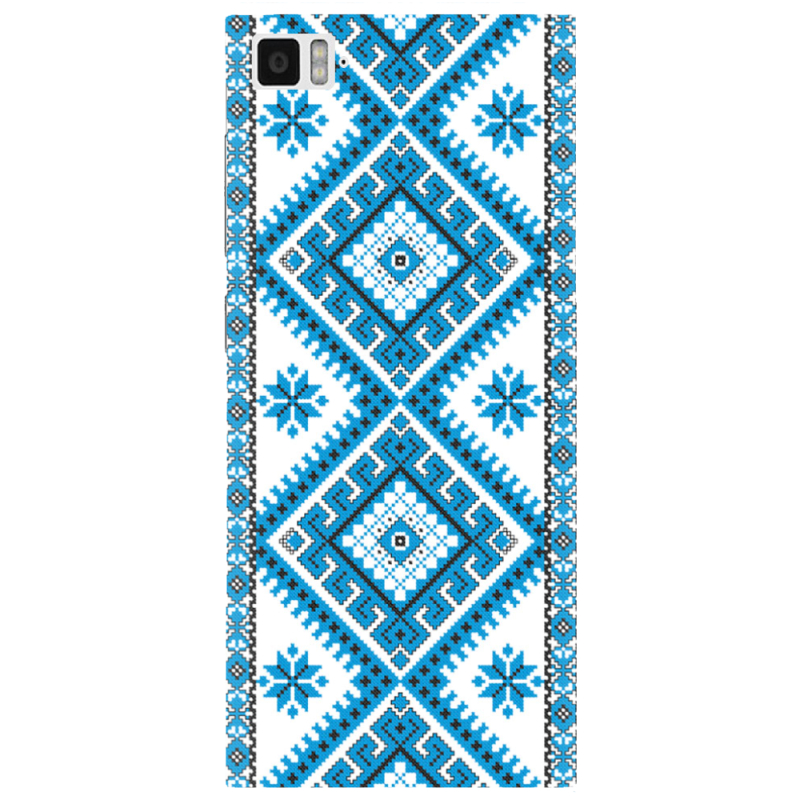 Чехол Uprint Xiaomi Mi 3 Блакитний Орнамент
