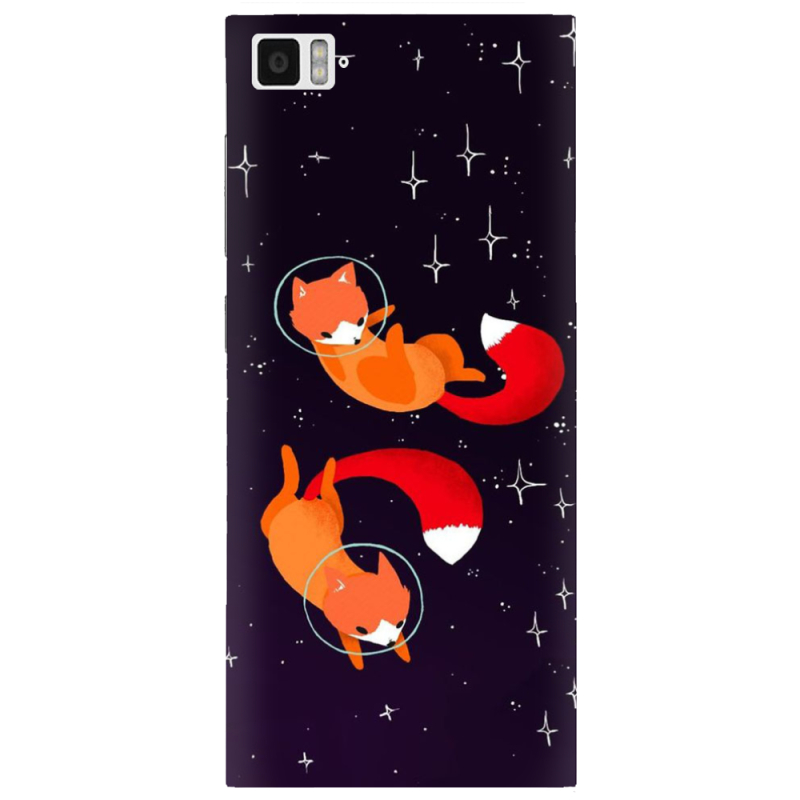 Чехол Uprint Xiaomi Mi 3 Fox-Astronauts