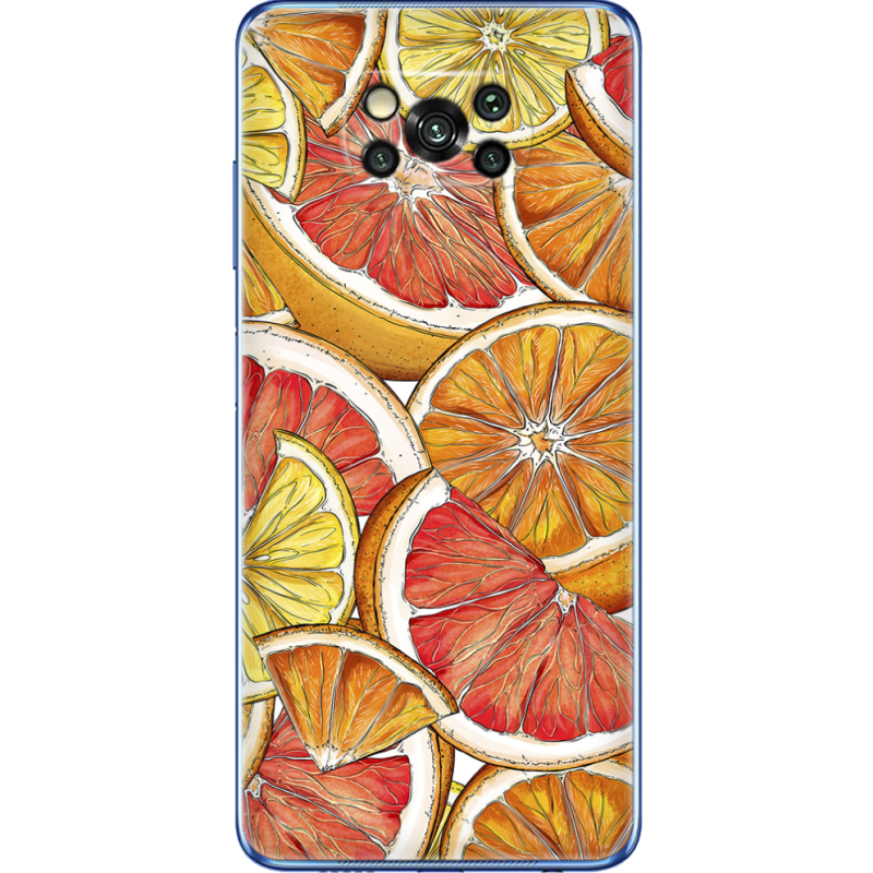 Чехол BoxFace Poco X3 Pro Citrus Pattern