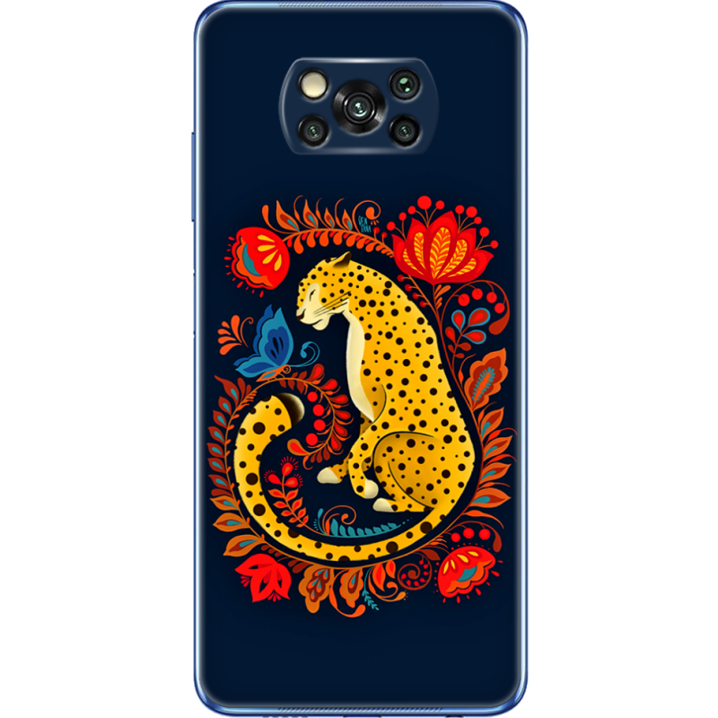 Чехол BoxFace Poco X3 Pro Petrykivka Leopard