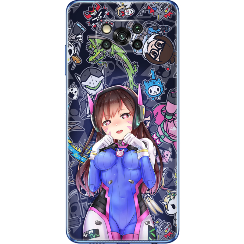 Чехол BoxFace Poco X3 Pro Overwatch D.VA