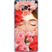 Чехол BoxFace Poco X3 Pro Girl in Flowers