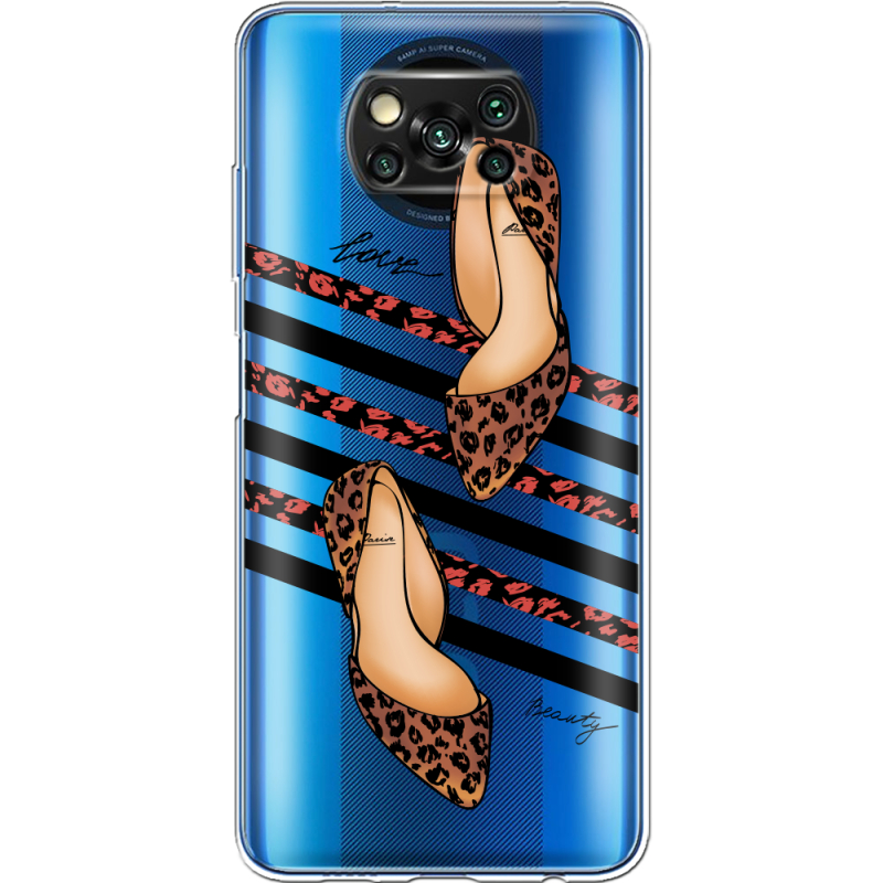 Прозрачный чехол BoxFace Xiaomi Poco X3 Pro Love Beauty