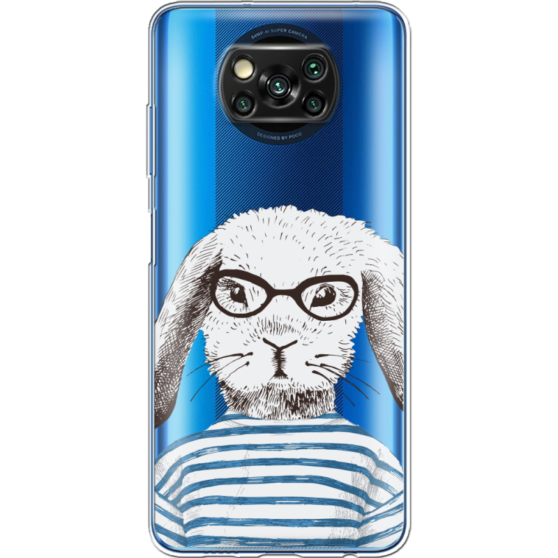 Прозрачный чехол BoxFace Xiaomi Poco X3 Pro MR. Rabbit