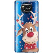 Прозрачный чехол BoxFace Xiaomi Poco X3 Pro Winter Deer