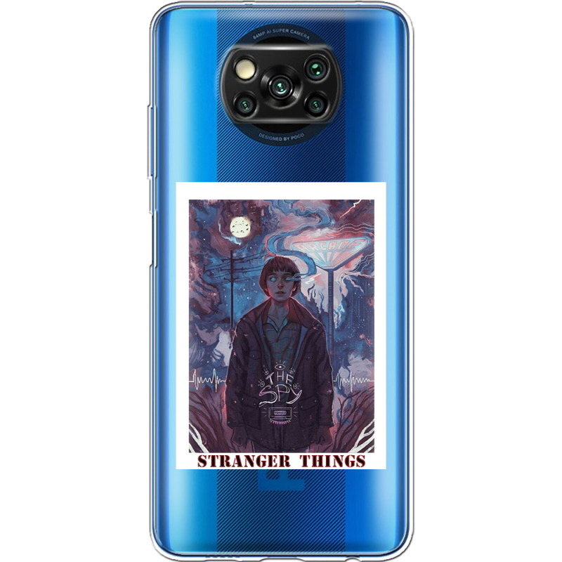 Прозрачный чехол BoxFace Xiaomi Poco X3 Pro Stranger Things