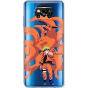 Прозрачный чехол BoxFace Xiaomi Poco X3 Pro Naruto and Kurama