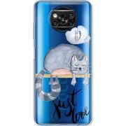 Прозрачный чехол BoxFace Xiaomi Poco X3 Pro Just Love