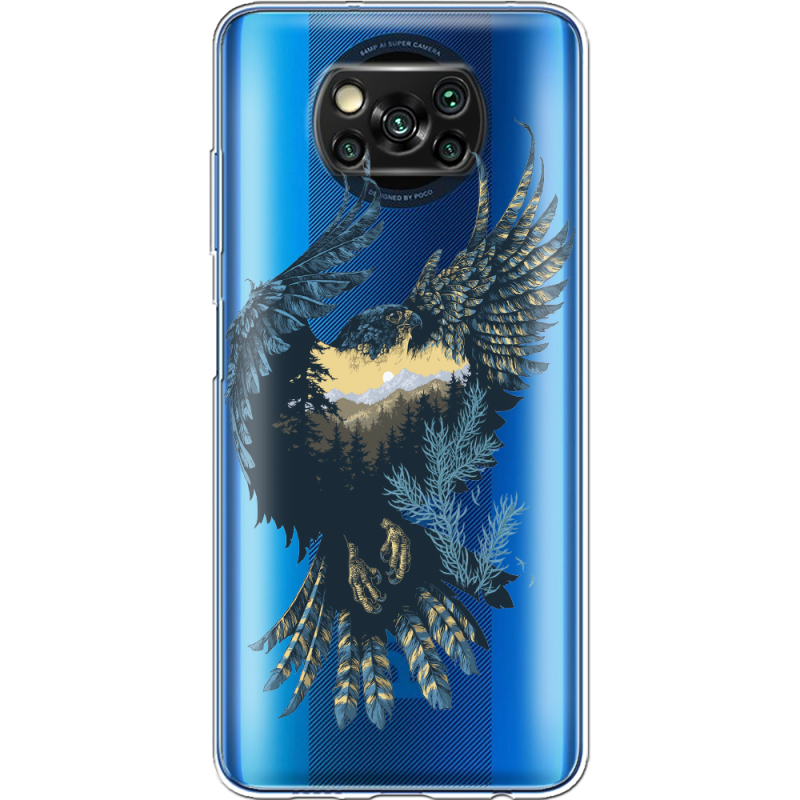 Прозрачный чехол BoxFace Xiaomi Poco X3 Pro Eagle