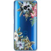 Прозрачный чехол BoxFace Xiaomi Poco X3 Pro Floral