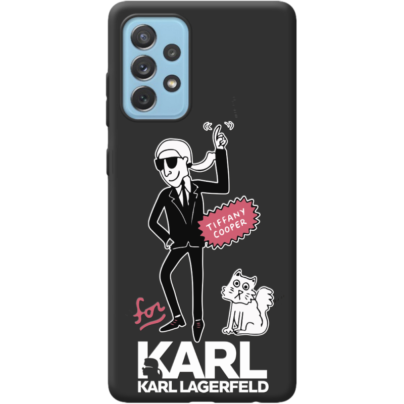 Черный чехол BoxFace Samsung A725 Galaxy A72 For Karl