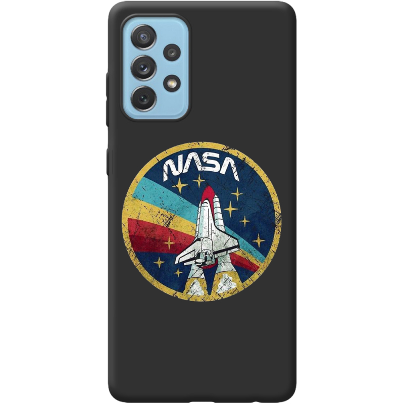 Черный чехол BoxFace Samsung A725 Galaxy A72 NASA