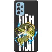 Черный чехол BoxFace Samsung A725 Galaxy A72 Fish