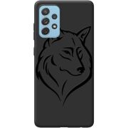 Черный чехол BoxFace Samsung A725 Galaxy A72 Wolf