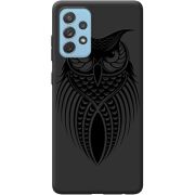 Черный чехол BoxFace Samsung A725 Galaxy A72 Owl