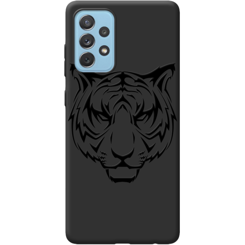 Черный чехол BoxFace Samsung A725 Galaxy A72 Tiger