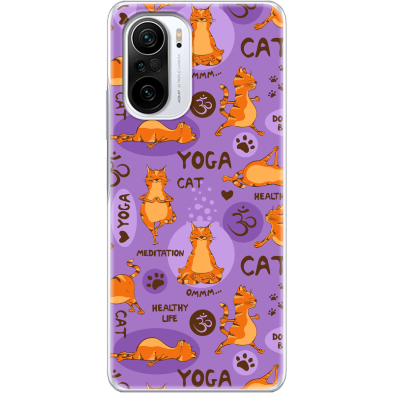 Чехол BoxFace Poco F3 Yoga Cat