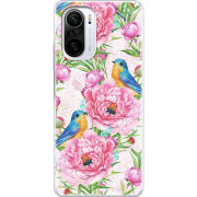 Чехол BoxFace Poco F3 Birds and Flowers