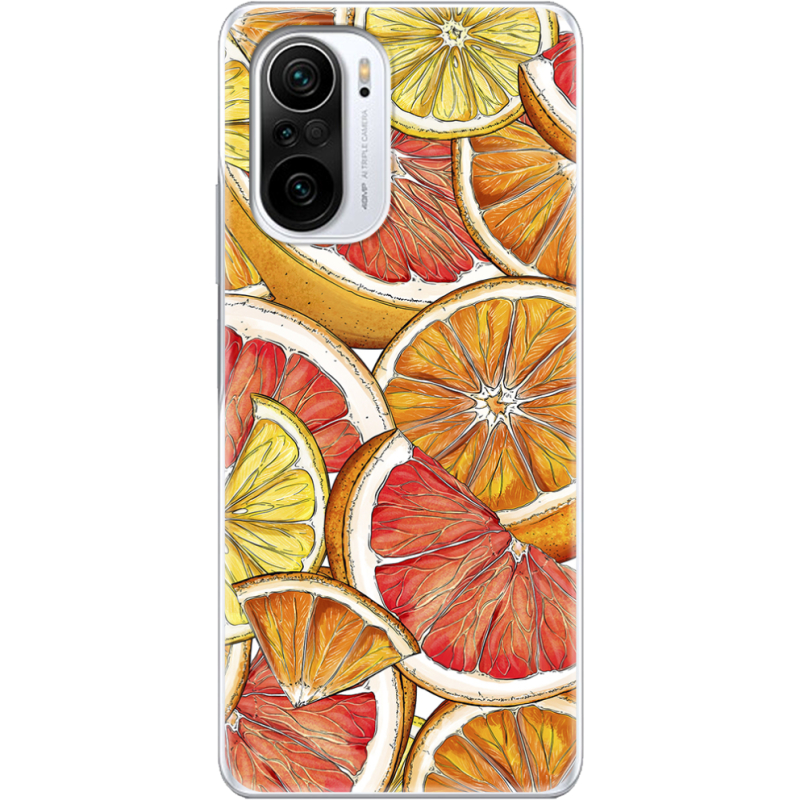 Чехол BoxFace Poco F3 Citrus Pattern