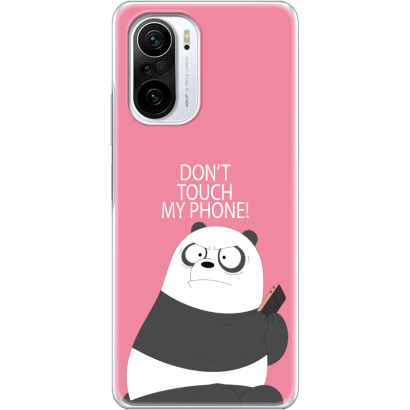 Чехол BoxFace Poco F3 Dont Touch My Phone Panda