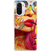 Чехол BoxFace Poco F3 Yellow Girl Pop Art