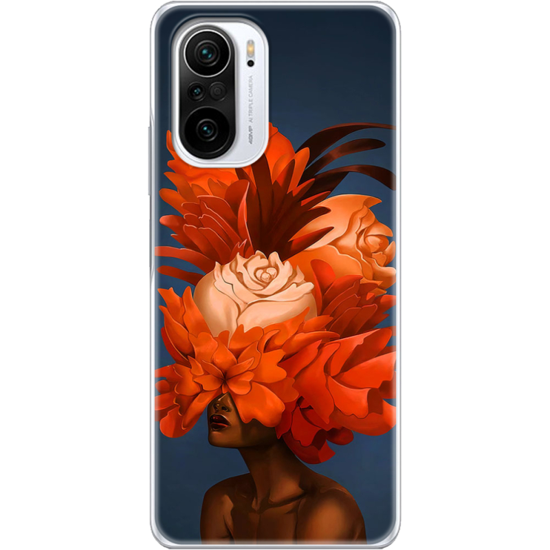 Чехол BoxFace Poco F3 Exquisite Orange Flowers