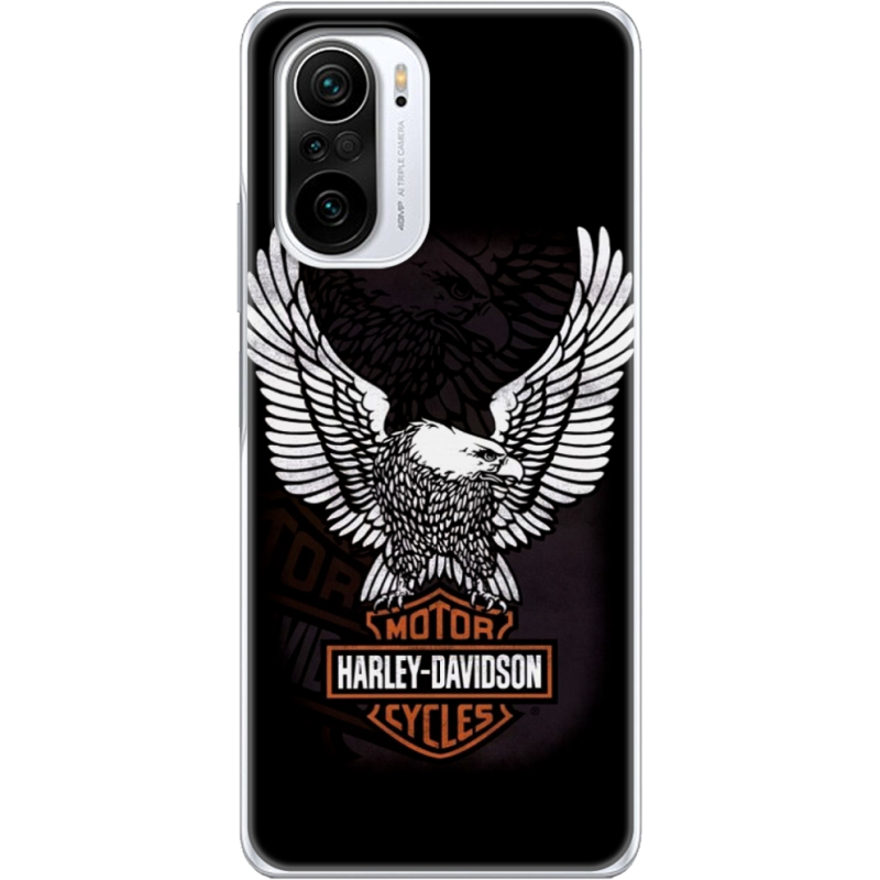 Чехол BoxFace Poco F3 Harley Davidson and eagle