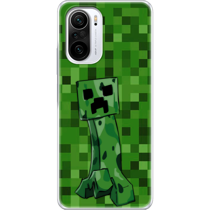 Чехол BoxFace Poco F3 Minecraft Creeper