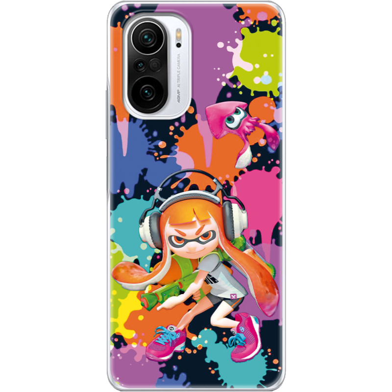 Чехол BoxFace Poco F3 Splatoon Inklings