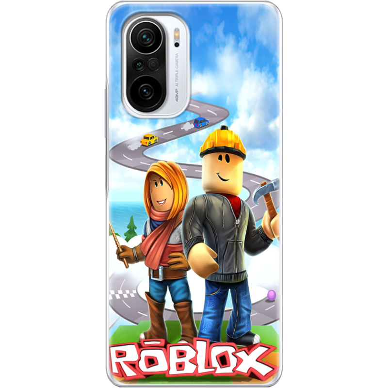 Чехол BoxFace Poco F3 Roblox Білдерман