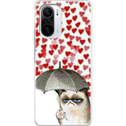 Чехол BoxFace Poco F3 Raining Hearts