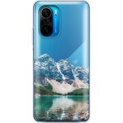 Прозрачный чехол BoxFace Poco F3 Blue Mountain