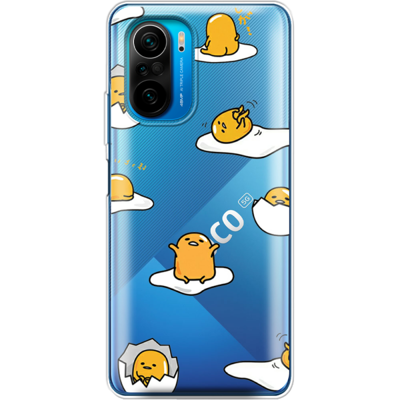 Прозрачный чехол BoxFace Poco F3 Gudetama